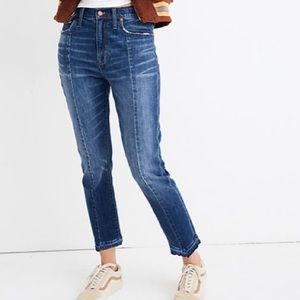 Madewell High-rise Slim Boyfriend Jean with Seam